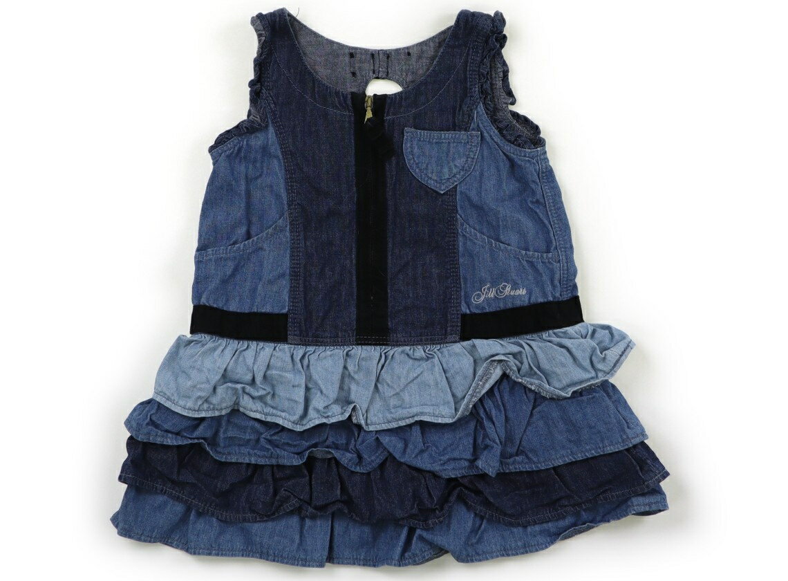 ジルスチュアート JILL STUART ジャンパースカート 90 女の子 ブルー 子供服 ベビー服 キッズ アウトレ..