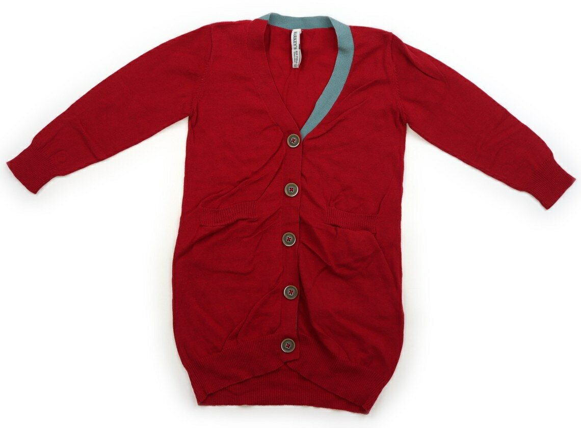 　ブランド 　Markey's(マーキーズ) 　カテゴリー 　カーディガン 　サイズ 　110サイズ 　色 　赤、水色 　状態 　★★★ 　記名 　なし 　ジャンル 　Girl BIG FIELDです。ロング丈。柔らかいコットンニットです。予備ボタン付き。毛羽立ちありますがまだお使い頂けそうです。 ＊【状態】【サイズ】に関しての詳しい説明はこちら