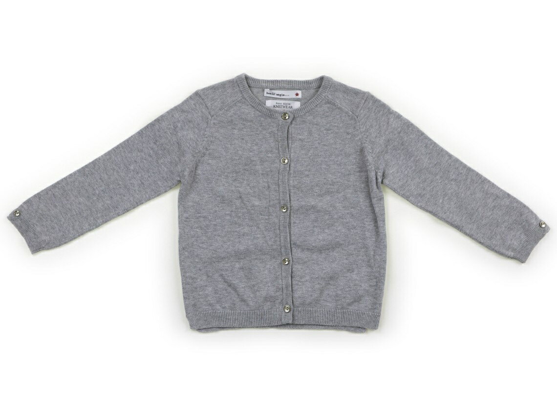 Cardigans - ザラ ZARA カーディガン 100 女の子 グレー 子供服 ベビー服 キッズ アウトレット ユーズド 【中古】キッズ・ベビー・マタニティ
