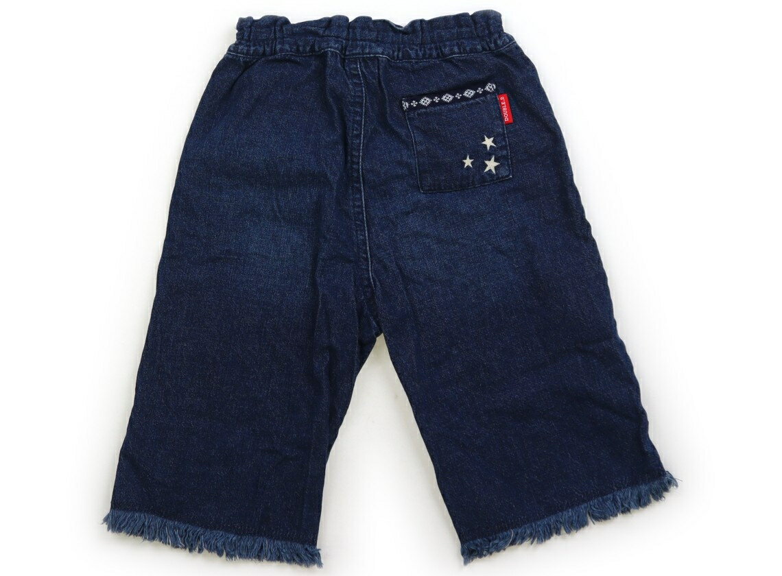 ダブルB Double B ジーンズ 90 女の子 インディゴ 子供服 ベビー服 キッズ アウトレット ユーズド 【中古】キッズ・ベビー・マタニティ