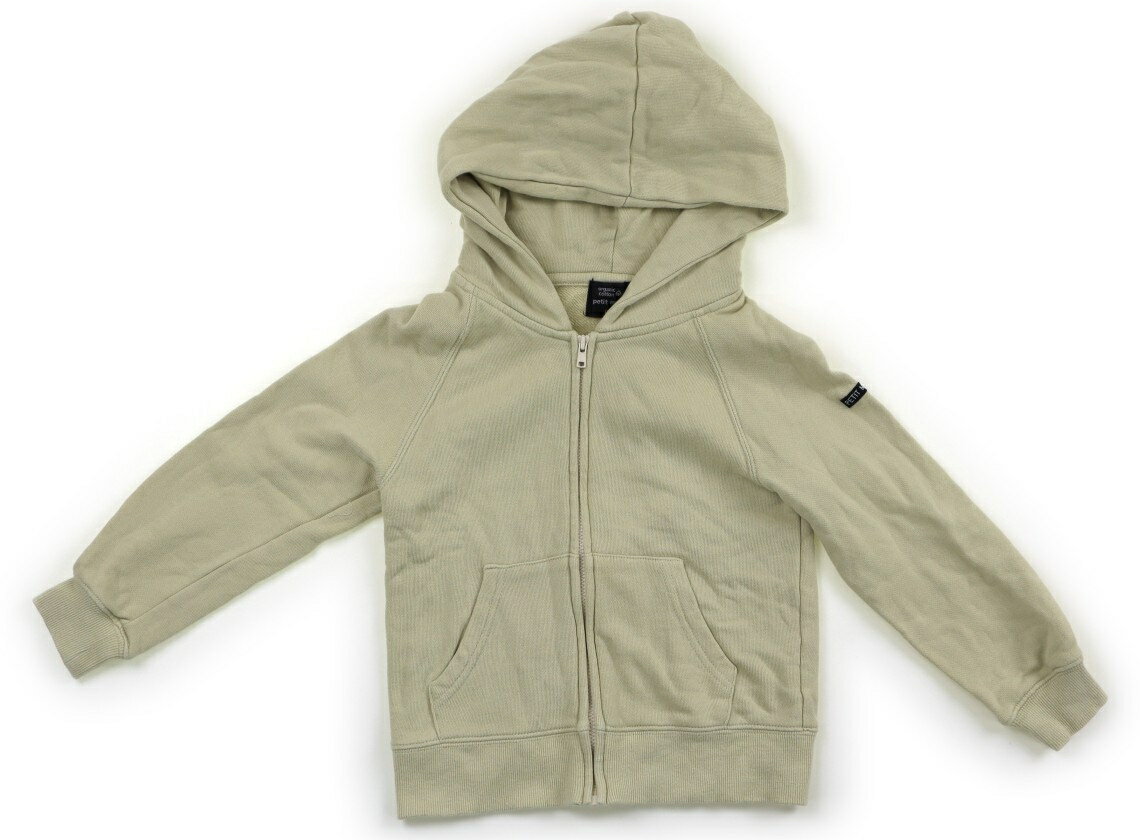 プティマイン petit main パーカー 110 女の子 ライトカーキ 子供服 ベビー服 キッズ アウトレット ユーズド 【中古】キッズ・ベビー・マタニティ(4)
