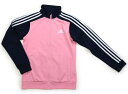 アディダス Adidas スポーツウェア・ダンスウェア 150 女の子 紺、ピンク 子供服 ベビー服 キッズ アウトレット ユーズド 【中古】キッズ・ベビー・マ...