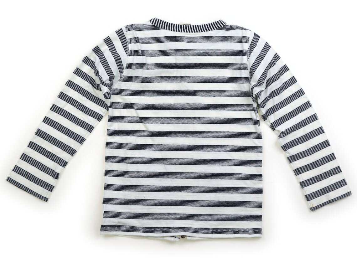 FOキッズ F.O.KIDS カーディガン 110 男の子 オフ・ネイビーボーダー 子供服 ベビ...