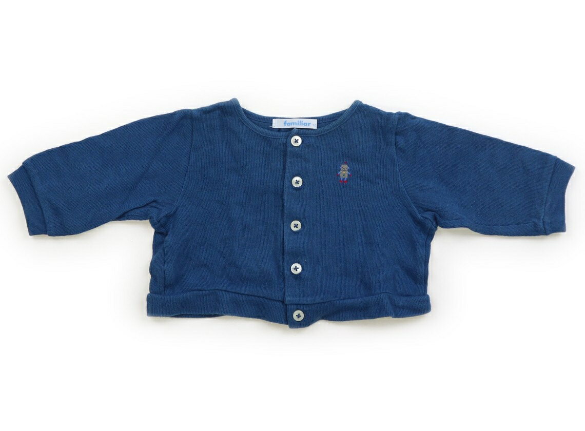 ファミリア familiar カーディガン 70 女の子 ブルー 子供服 ベビー服 キッズ アウトレット ユーズド 【中古】キッズ・ベビー・マタニティ