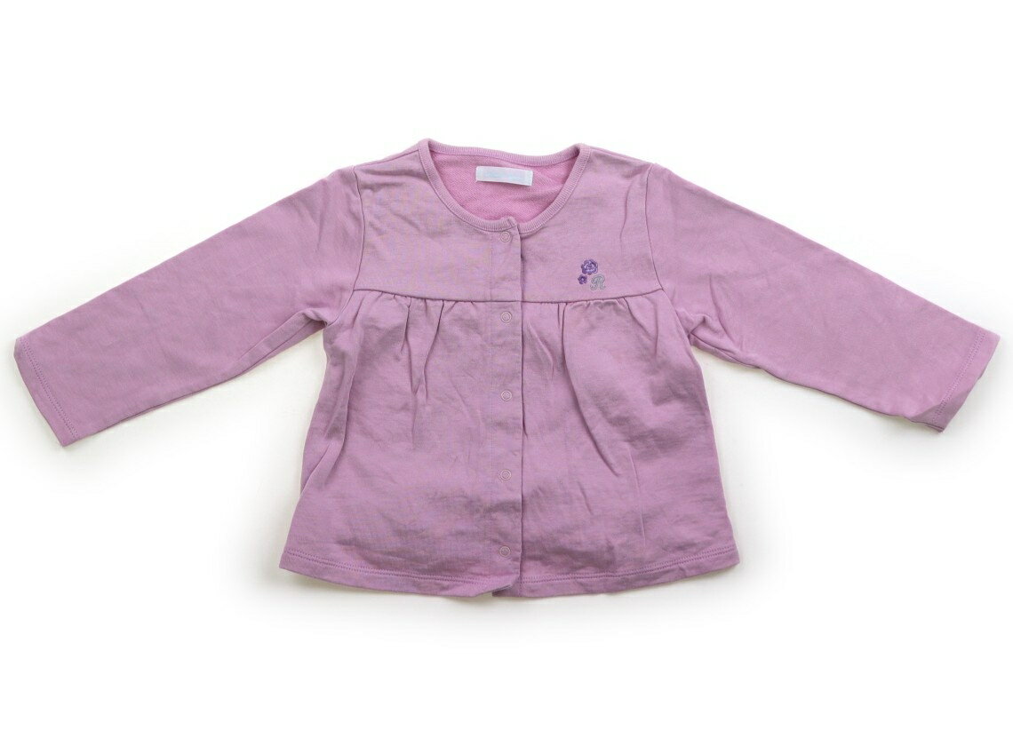 Rakuten - べべ BeBe カーディガン 80 女の子 ラベンダー 子供服 ベビー服 キッズ アウトレット ユーズド 【中古】キッズ・ベビー・マタニティ