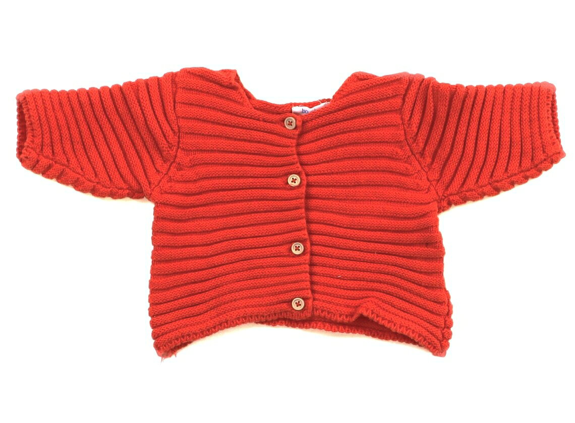 ブチュー Bout'chou カーディガン 50 女の子 オレンジ 子供服 ベビー服 キッズ アウトレット ユーズド 【中古】キッズ・ベビー・マタニティ