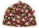 ズタノ Zutano 帽子 Hat/Cap 女の子 ブラウン、ピンク花柄 子供服 ベビー服 キッズ アウトレット ユーズド 【中古】キッズ・ベビー・マタニティ