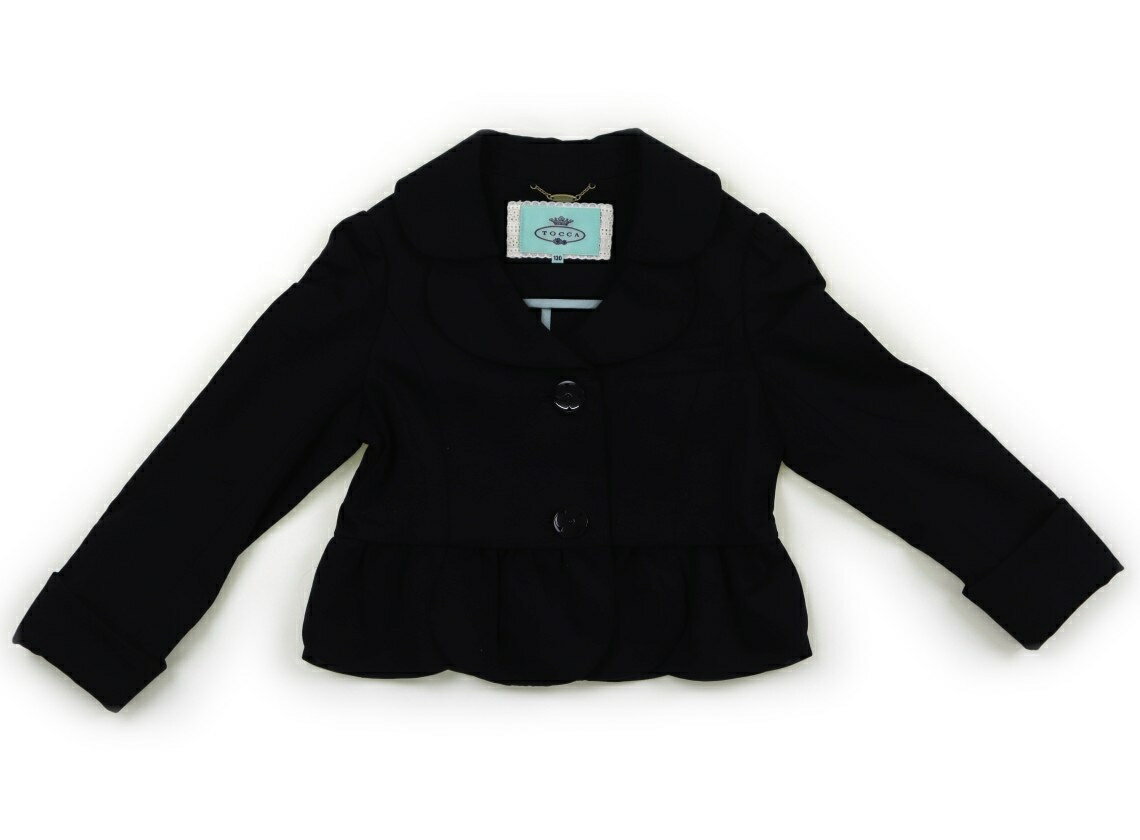 トッカ Tocca ジャケット・ブレザー 130 女の子 黒 子供服 ベビー服 キッズ アウトレット ユーズド 【中古】キッズ・ベビー・マタニティ