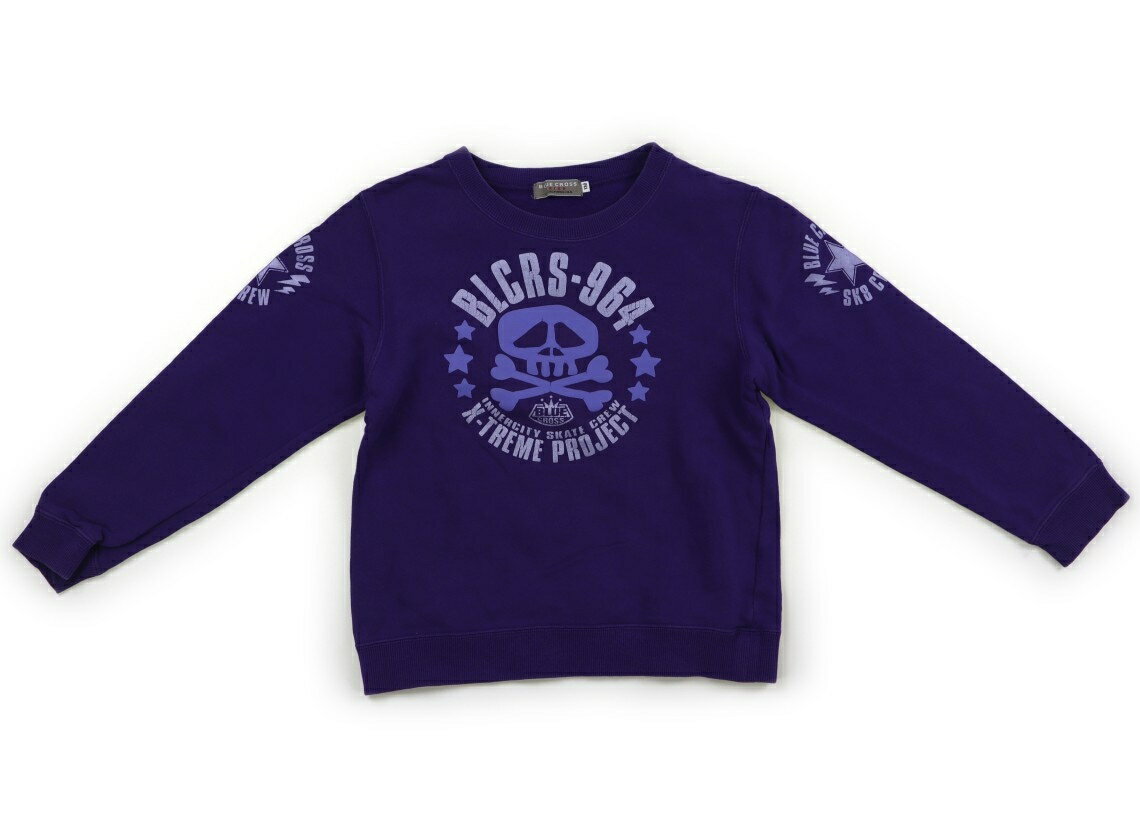 　ブランド 　BLUE CROSS(ブルークロス) 　カテゴリー 　トレーナー・プルオーバー 　サイズ 　130サイズ 　色 　紫 　状態 　★★ 　記名 　なし 　ジャンル 　Boy プリントにひび割れ、全体に色あせ・毛羽立ちに伴う白っぽさが見られます。普段使いにいかがでしょうか。 ＊【状態】【サイズ】に関しての詳しい説明はこちら