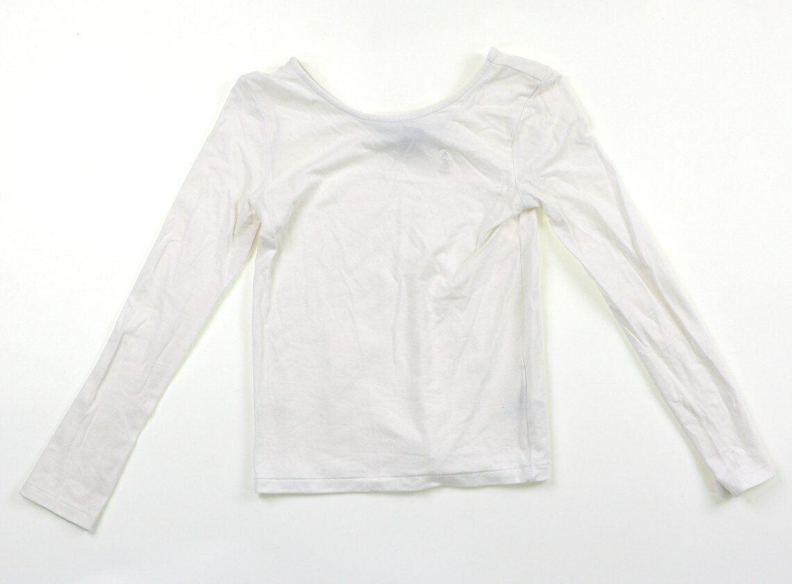 ポロラルフローレン POLO RALPH LAUREN Tシャツ・カットソー 130 女の子 ホワイト 子供服 ベビー服 キッズ アウトレット ユーズド 【中古】キッズ・ベビー・マタニティ