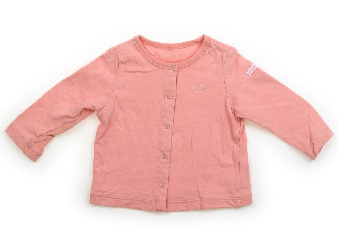 ミキハウス miki HOUSE カーディガン 70 女の子 ピンク 子供服 ベビー服 キッズ アウトレット ユーズド 【中古】キッズ・ベビー・マタニティ