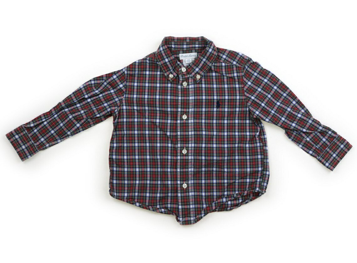 ポロラルフローレン POLO RALPH LAUREN シャツ・ブラウス 90 男の子 赤、グリーン、白、ブルー 子供服 ベビー服 キッズ アウトレット ユーズド 【中古】キッズ・ベビー・マタニティ