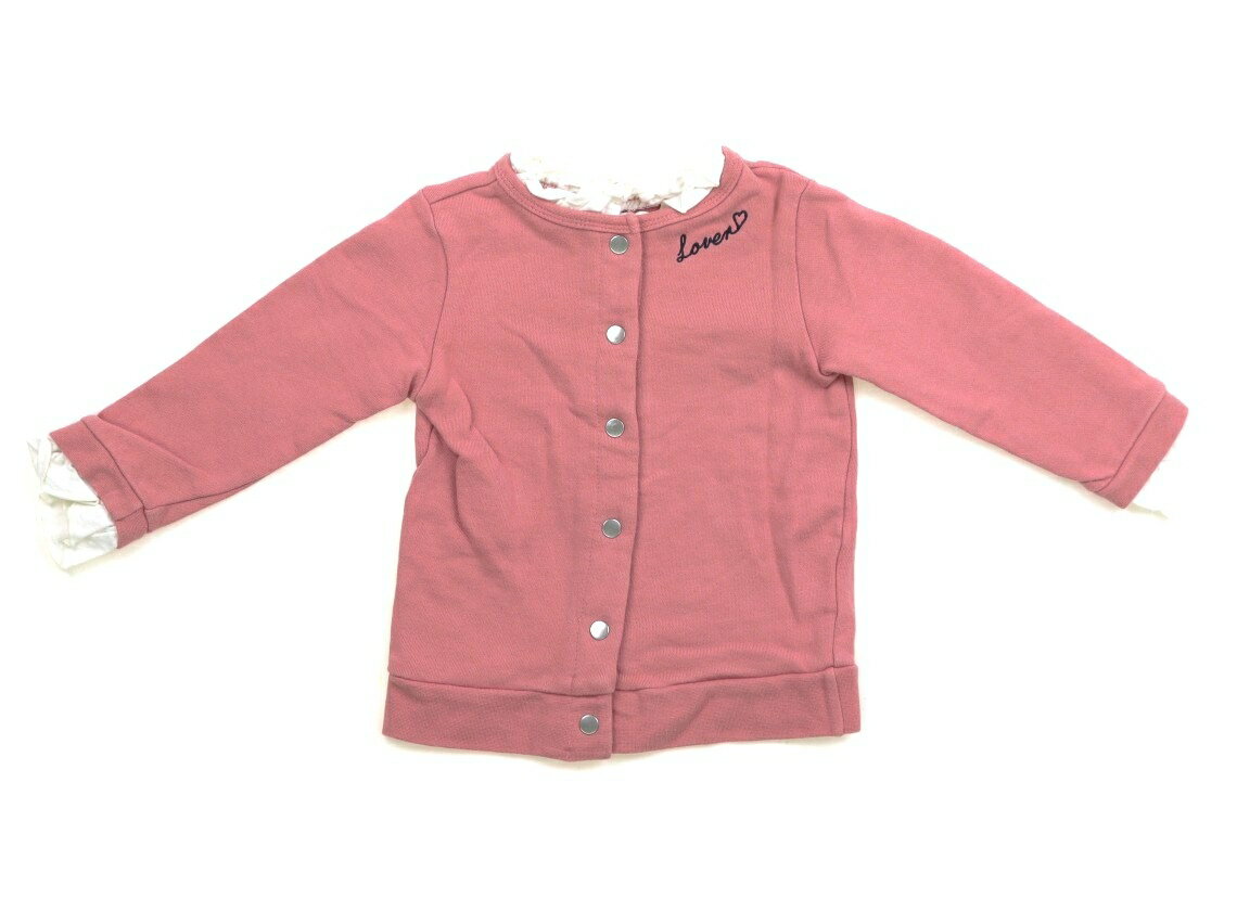 　ブランド 　BeBe Petits Pois Vert(ベベ プチ ポワ ヴェール) 　カテゴリー 　カーディガン 　サイズ 　95サイズ 　色 　ピンク・ホワイト 　状態 　★★ 　記名 　なし 　ジャンル 　Girl トレーナー生地です。首元と袖先に汚れあり。色褪せと細かい毛玉とかなり洗いざらし感あり。外遊び用としていかがでしょうか？ ＊【状態】【サイズ】に関しての詳しい説明はこちら