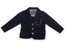 ハッカ HAKKA ジャケット・ブレザー 110 男の子 ネイビー 子供服 ベビー服 キッズ アウトレット ユーズド 【中古】キッズ・ベビー・マタニティ