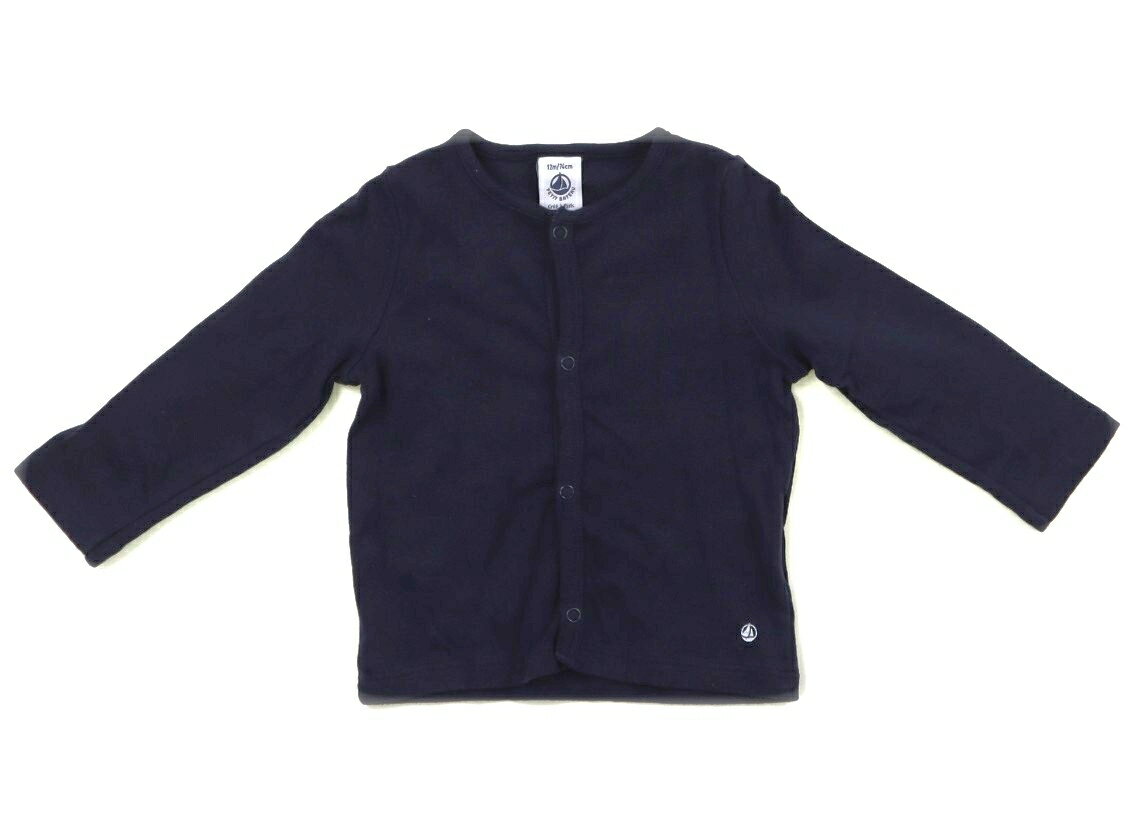 プチバトー PETIT BATEAU カーディガン 70 女の子 ネイビー 子供服 ベビー服 キッズ アウトレット ユーズド 【中古】キッズ・ベビー・マタニティ