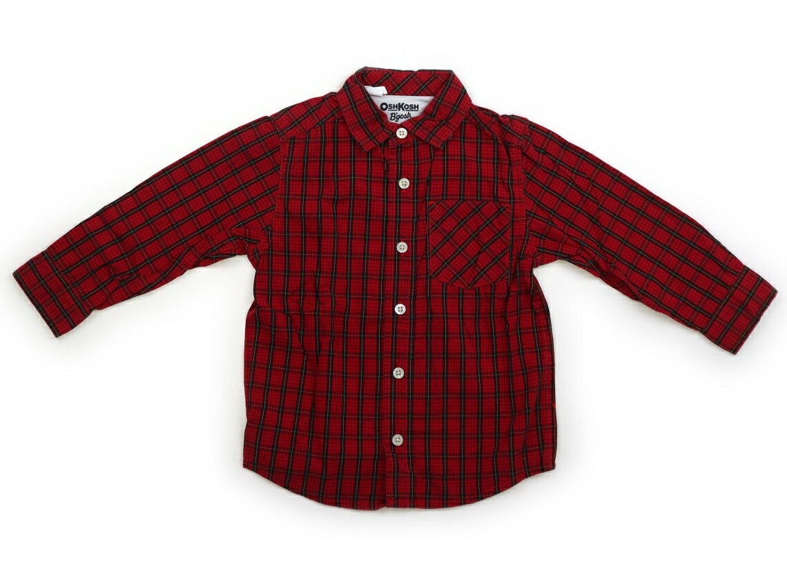 Rakuten - オシュコシュ OSHKOSH シャツ・ブラウス 100 男の子 レッドチェック 子供服 ベビー服 キッズ アウトレット ユーズド 【中古】キッズ・ベビー・マタニティ