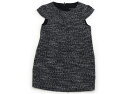 べべ BeBe ワンピース 100 女の子 ブラック・グレー 子供服 ベビー服 キッズ アウトレット ユーズド 【中古】キッズ・ベビー・マタニティ(4)