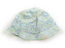 ハッカ HAKKA 帽子 Hat/Cap 女の子 ミントブルー、ピンク、花柄 子供服 ベビー服 キッズ アウトレット ユーズド 【中古】キッズ・ベビー・マタニテ...