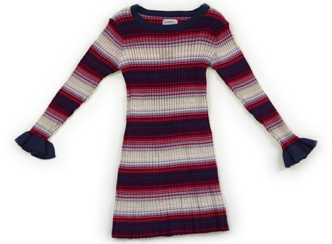 ジンボリー Gymboree チュニック 90 女の子 パープル系、ゴールド、ボーダー 子供服 ベビー服 キッズ アウトレット ユーズド 【中古】キッズ・ベビー・マタニティ