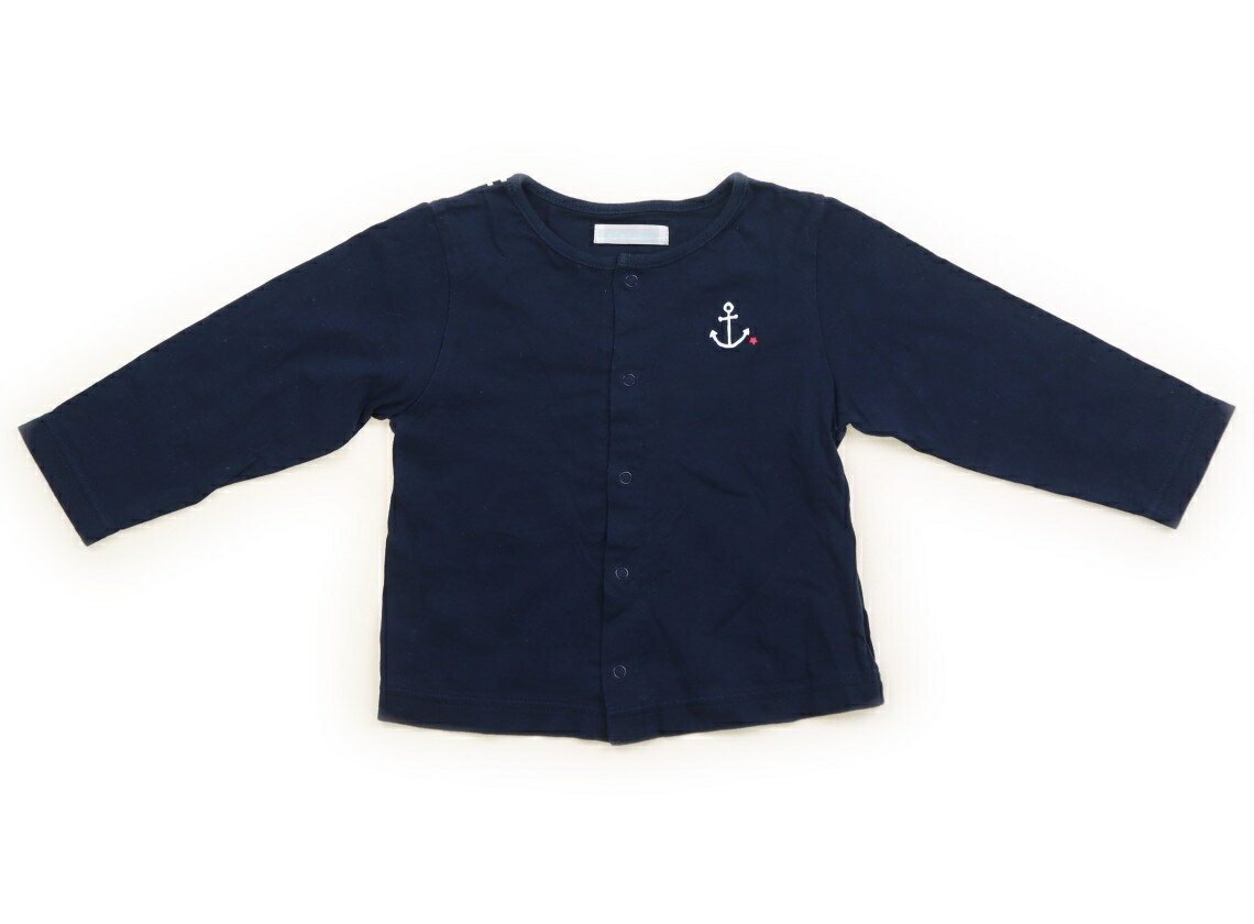 べべ BeBe カーディガン 80 女の子 ネイビー 子供服 ベビー服 キッズ アウトレット ユーズド 【中古】キッズ・ベビー・マタニティ