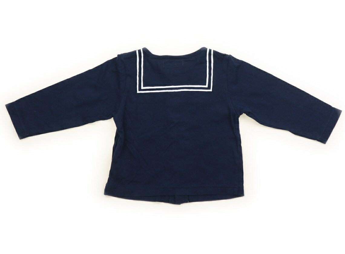 べべ BeBe カーディガン 80 女の子 ネイビー 子供服 ベビー服 キッズ アウトレット ユーズド 【中古】キッズ・ベビー・マタニティ 2