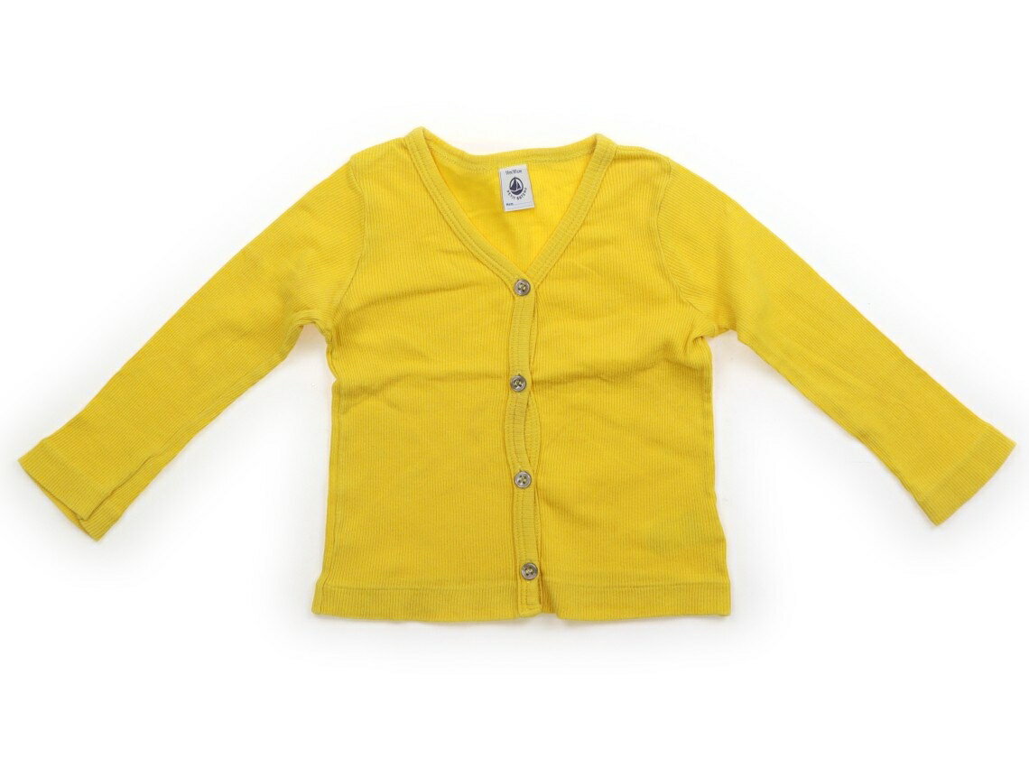 プチバトー PETIT BATEAU カーディガン 80 女の子 イエロー 子供服 ベビー服 キッズ アウトレット ユーズド 【中古】キッズ・ベビー・マタニティ