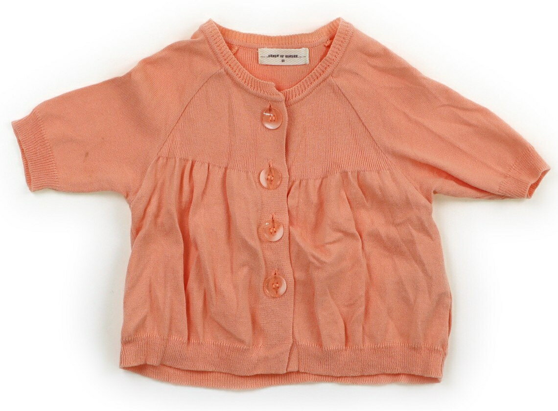センスオブワンダー Sense of Wonder カーディガン 80 女の子 サーモンピンク 子供服 ベビー服 キッズ アウトレット ユーズド 【中古】キッズ・ベビー・マタニティ