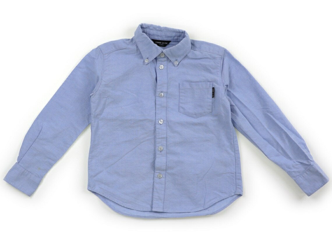 コムサイズム COMME CA ISM シャツ・ブラウス 120 男の子 ライトブルー 子供服 ベビー服 キッズ アウトレット ユーズド 【中古】キッズ・ベビー・マタニティ