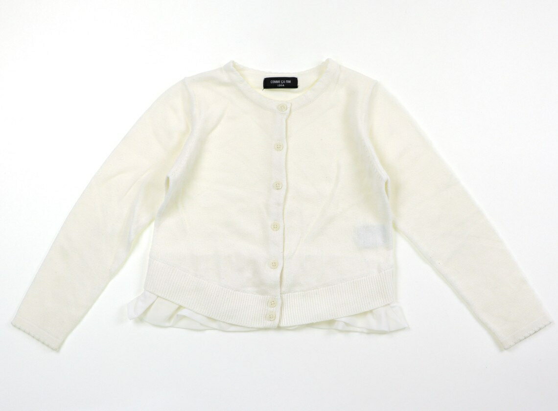 コムサイズム COMME CA ISM カーディガン 120 女の子 オフホワイト 子供服 ベビー服 キッズ アウトレット ユーズド 【中古】キッズ・ベビー・マタニティ