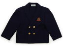 ミキハウス miki HOUSE ジャケット・ブレザー 100 男の子 ネイビー、金ボタン 子供服 ベビー服 キッズ アウトレット ユーズド 【中古】キッズ・ベ...