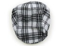 オールドネイビー OLDNAVY 帽子 Hat/Cap 男の子 白、黒チェック 子供服 ベビー服 キッズ アウトレット ユーズド 【中古】キッズ・ベビー・マタニ...