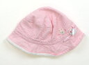 ミキハウス miki HOUSE 帽子 Hat/Cap 女の子 ピンク・白チェック/白、ピンクチェック 子供服 ベビー服 キッズ アウトレット ユーズド 【中古...
