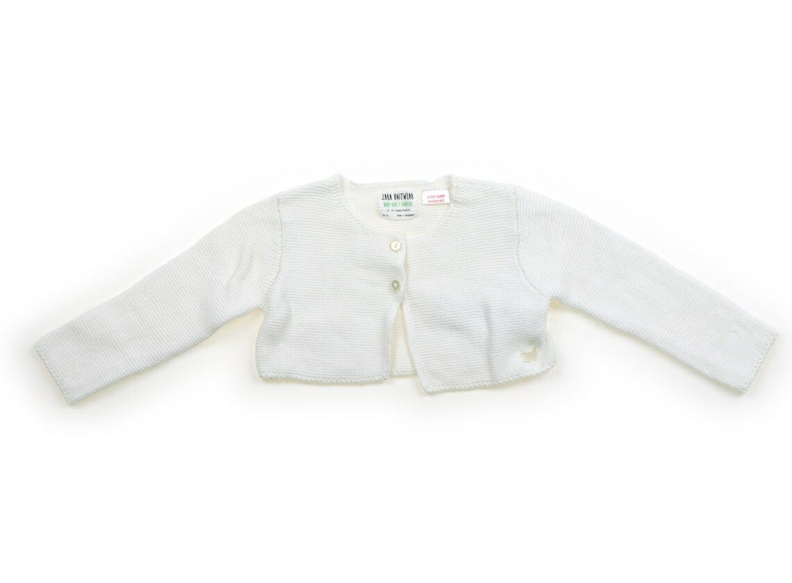 ザラ ZARA カーディガン 80 女の子 ホワイト 子供服 ベビー服 キッズ アウトレット ユーズド 【中古】キッズ・ベビー・マタニティ