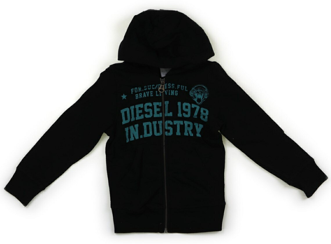 ディーゼル DIESEL パーカー 110 男の子 ブラック 子供服 ベビー服 キッズ アウトレット ユーズド 【中古】キッズ・ベビー・マタニティ