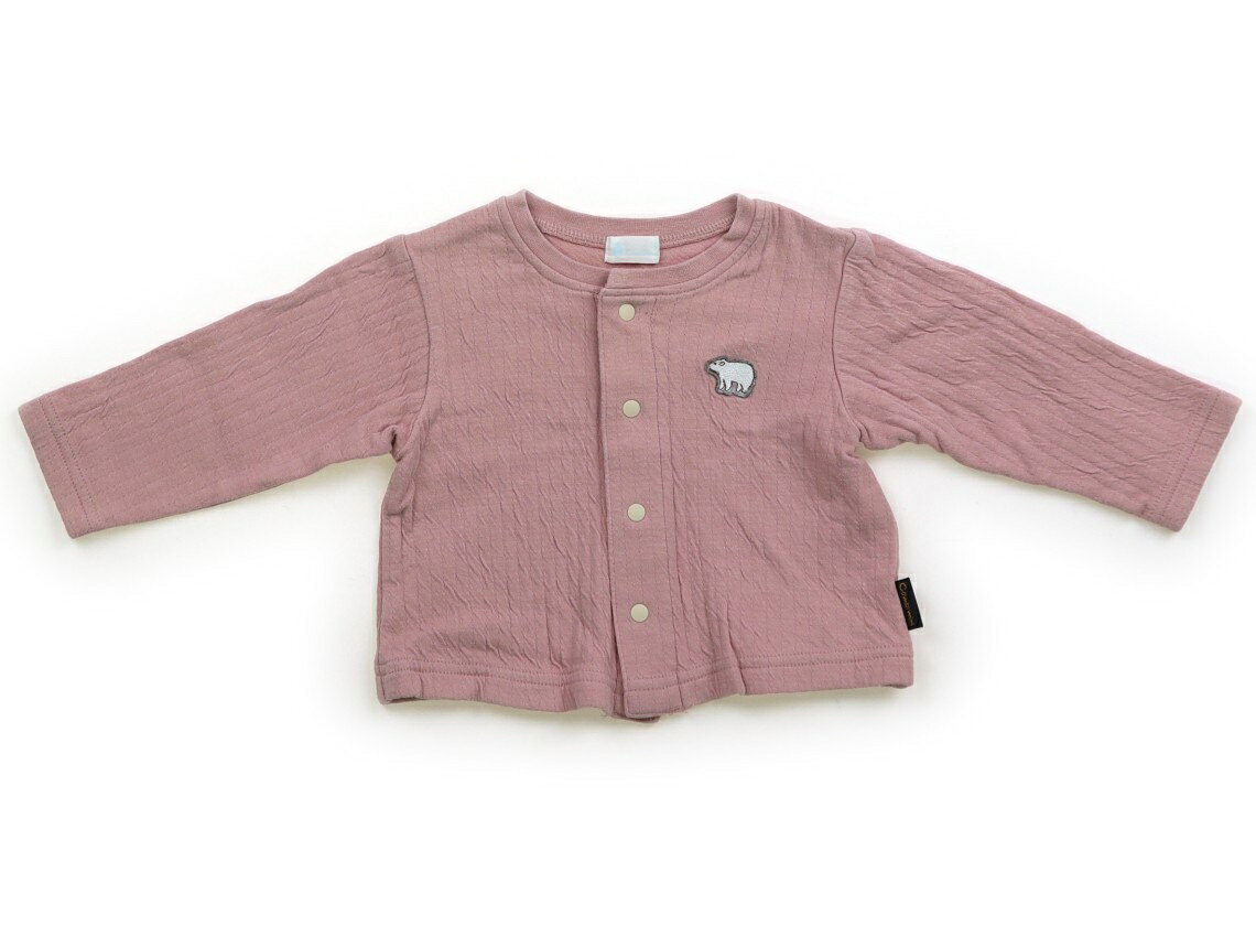 コンビミニ Combimini カーディガン 70 女の子 ピンク・くま 子供服 ベビー服 キッ...