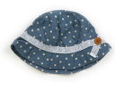 ハッカ HAKKA 帽子 Hat/Cap 女の子 シアンブルー ドット 子供服 ベビー服 キッズ アウトレット ユーズド 【中古】キッズ・ベビー・マタニティ