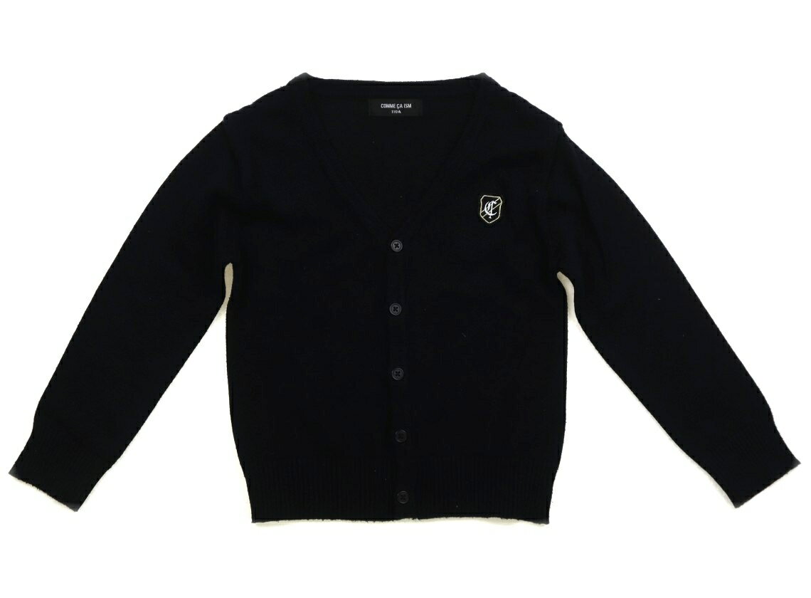 コムサイズム COMME CA ISM カーディガン 110 女の子 ブラック 子供服 ベビー服 キッズ アウトレット ユーズド 【中古】キッズ・ベビー・マタニティ