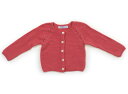 タルティーヌエショコラ Tartine et Chocolat カーディガン 80 女の子 コーラルピンク 子供服 ベビー服 キッズ アウトレット ユーズド 【中古】キッズ・ベビー・マタニティ