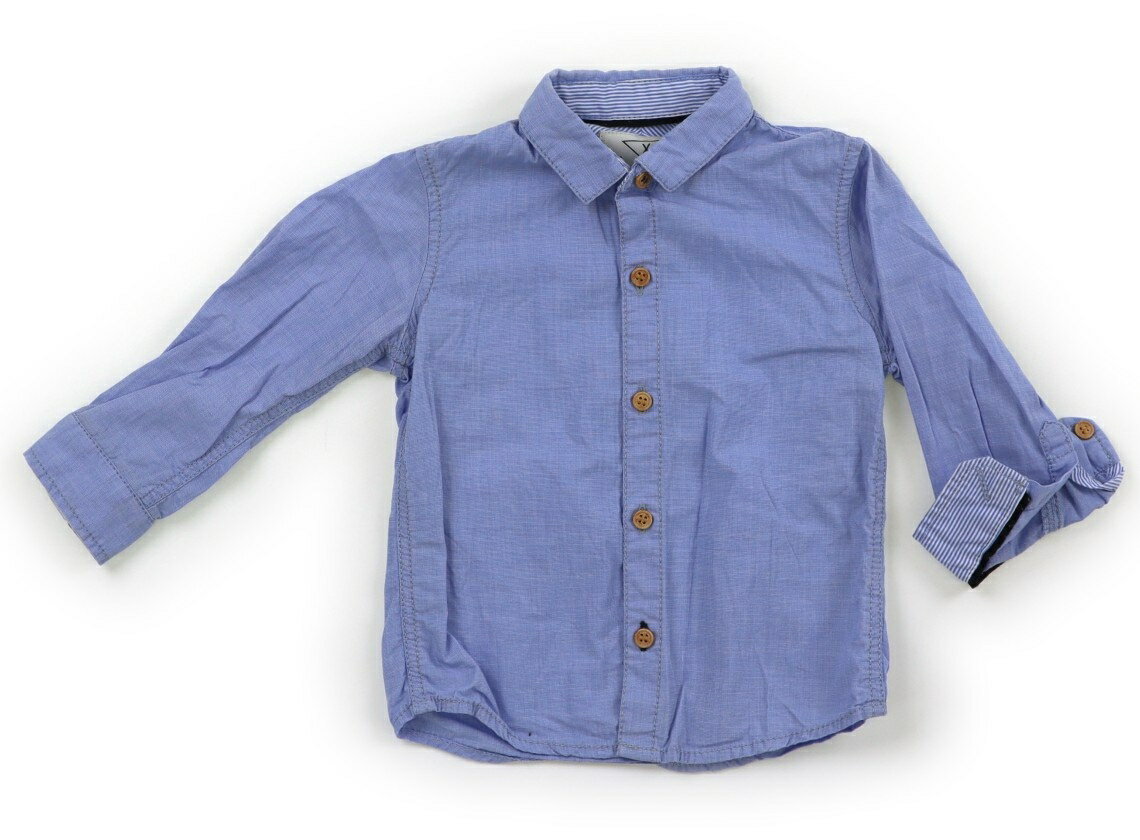 ネクスト NEXT シャツ・ブラウス 80 男の子 ブルー 子供服 ベビー服 キッズ アウトレット ユーズド 【中古】キッズ・ベビー・マタニティ