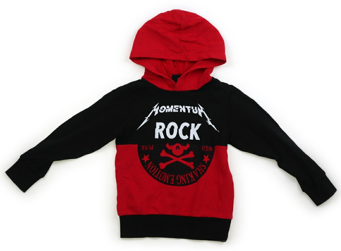 ラッドカスタム RAD CUSTOM パーカー 110 男の子 黒、赤、白 子供服 ベビー服 キッズ アウトレット ユーズド 【中古】キッズ・ベビー・マタニティ