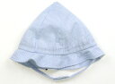 プティマイン petit main 帽子 Hat/Cap 女の子 水色白ストライプ 子供服 ベビー服 キッズ アウトレット ユーズド 【中古】キッズ・ベビー・マ...