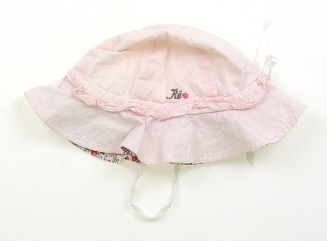 べべ BeBe 帽子 Hat/Cap 女の子 ピンク　花柄 子供服 ベビー服 キッズ アウトレット ユーズド 【中古】キッズ・ベビー・マタニティ