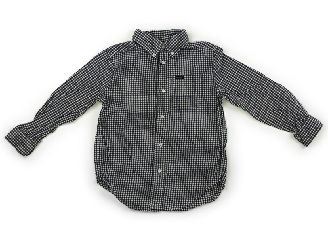 ラルフローレン Ralph Lauren シャツ・ブラウス 110 男の子 ネイビー・ホワイト・チェック 子供服 ベビー服 キッズ アウトレット ユーズド 【中古】キッズ・ベビー・マタニティ