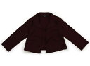 コムサイズム COMME CA ISM ジャケット・ブレザー 130 女の子 赤茶 子供服 ベビー服 キッズ アウトレット ユーズド 【中古】キッズ・ベビー・マ...