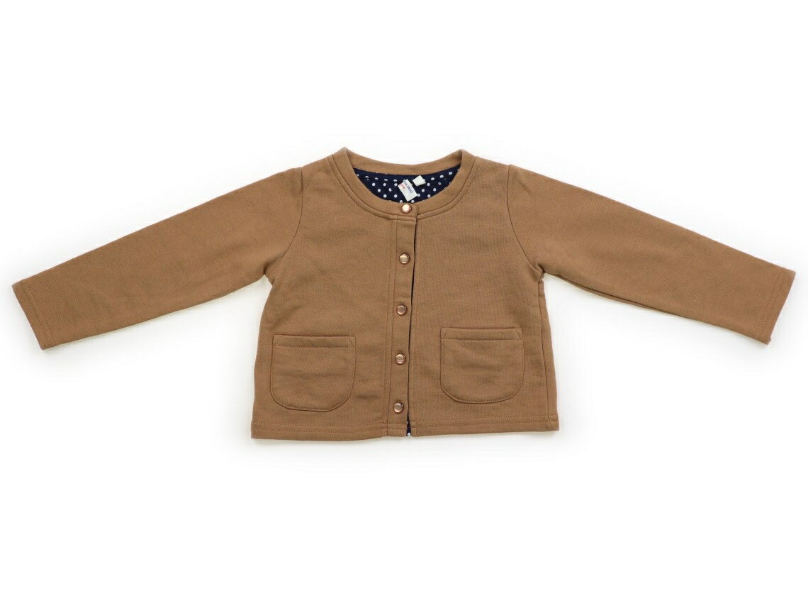 ラーゴム Lagom カーディガン 100 女の子 ベージュ 子供服 ベビー服 キッズ アウトレット ユーズド 【..