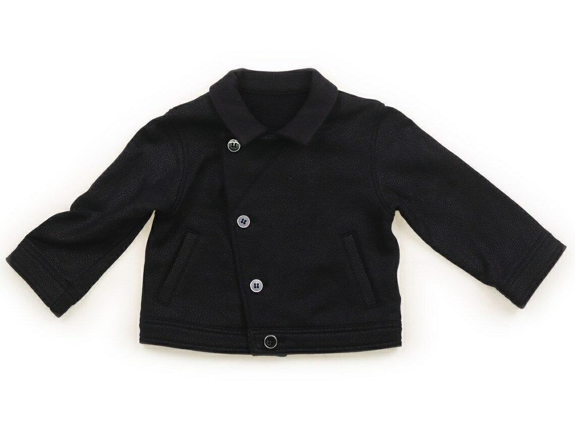 コムサデモード COMME CA DU MODE ジップアップトレーナー 80 男の子 黒 子供服 ベビー服 キッズ アウトレット ユーズド 【中古】キッズ・ベビー・マタニティのサムネイル