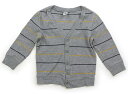 オールドネイビー OLDNAVY カーディガン 100 男の子 グレー、紺・黄色ボーダー 子供服 ベビー服 キッズ アウトレット ユーズド 【中古】キッズ・ベビ...