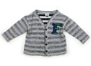 FOキッズ F.O.KIDS カーディガン 90 男の子 グレー、ネイビー、ボーダー 子供服 ベビー服 キッズ アウトレット ユーズド 【中古】キッズ・ベビー・...