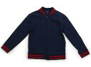 ポロラルフローレン POLO RALPH LAUREN ジップアップトレーナー 120 男の子 ネイビー 赤 子供服 ベビー服 キッズ アウトレット ユーズド 【中古】キッズ・ベビー・マタニティ(4)