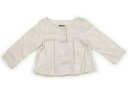ディーパム DPAM ジャケット・ブレザー 130 女の子 白 子供服 ベビー服 キッズ アウトレット ユーズド 【中古】キッズ・ベビー・マタニティ